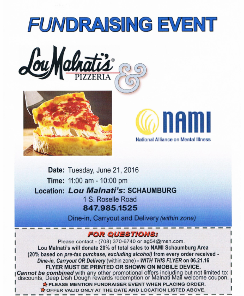 Fundraiser at Lou Malnati's