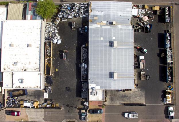 Snowman Recycling Center Aerial View