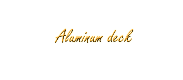 aluminum deck
