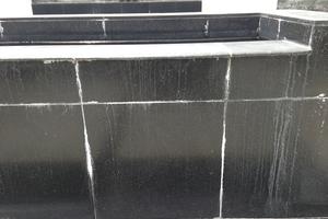 black marble pool tile cleaning