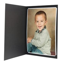 black photo folder 8x10