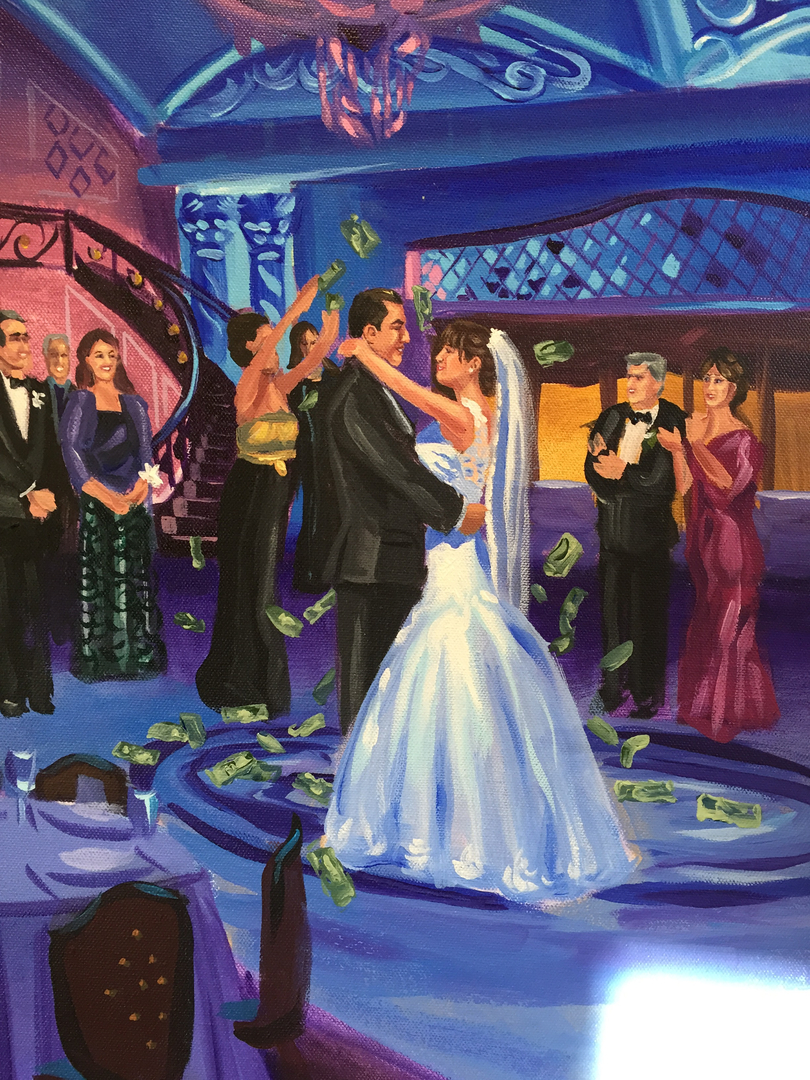 Image result for live painter wedding