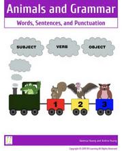Preschool & K eBook series 'Animal and Grammar': Words, Sentences and Punctuation