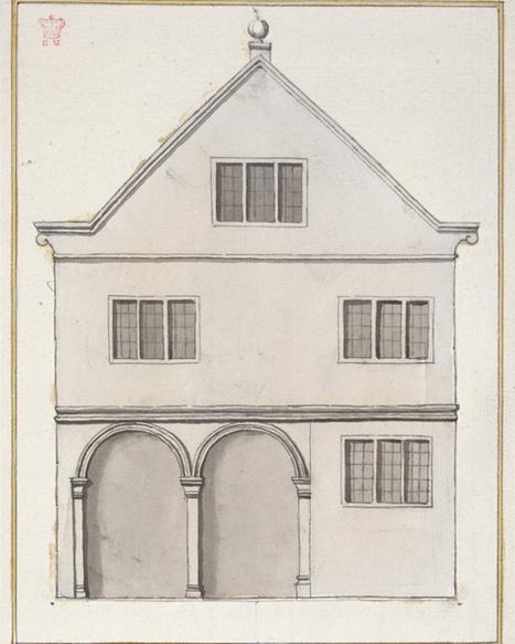Ancient Entrance On The East Side Of Hyndhall House by Samuel Hieronymus 1773