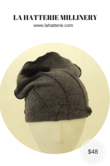 Fall/Winter Casual- Felt Skull Hat
