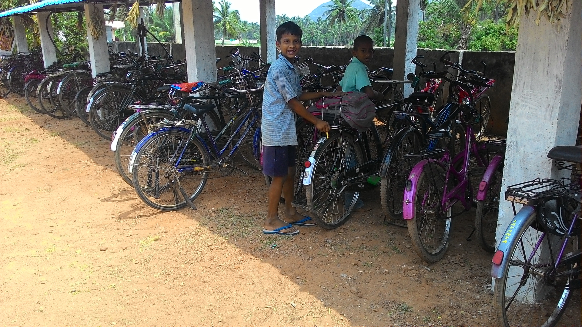 School cycle stand online