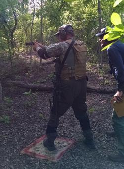 tactical training handgun rifle two gun