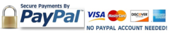 Secure payments by PayPal