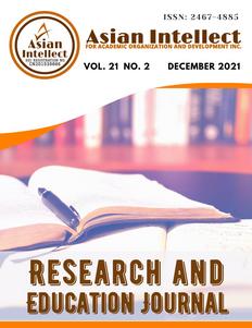 Research and Education Journal Vol 21 No 2 December 2021