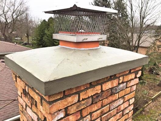 Excellent Chimney Crown Repair Service and Cost in Milford Nebraska | Lincoln Handyman Services