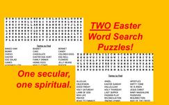 Two Easter Word Search Puzzles with Religious and Secular Terms