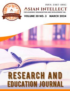 Research and Education Journal Vol 30 No 3 March 2024