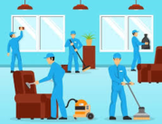 Janitorial cleaning tasks