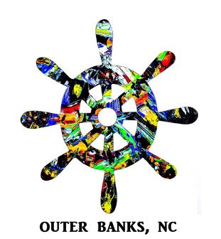 ships wheel, ei ships wheel, obx sticker, obx decal, obx artist, obx photos, obx clothing, outer banks nc, outer banks decal, outer banx sticker, nc sealife art, nc sealife artist, nc sealife paintings, nc artist, nc sealife, nc sea life artwork, nc fish artist, emerald isle nc,wilmington nc artist, wilmington nc sticker, sealife art, sealife artist, sealife art, sealife paintings
