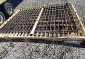 Grizzly 12.5" x 10'4" overall dimensions 6" x 1' Square Grates