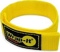Hook and Loop Strap 12" Yellow Wrap-It Storage for Boat Rope, Hose, Cable & more