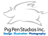 Pig Pen Studios Inc. , Logo, Flying Pig, Piggasus
