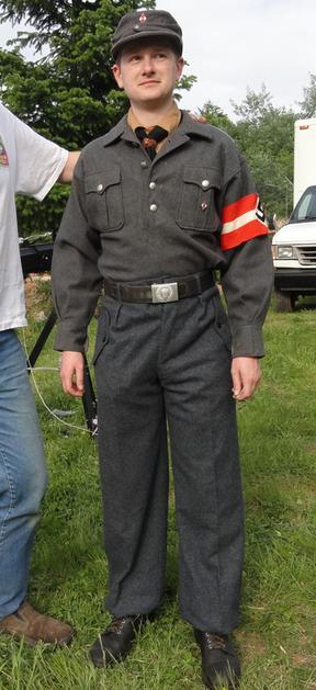 HJ Flak Helper in luft blue uniform