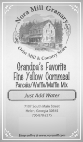 Nora Mill Grandpa's Favorite Fine Yellow Cornmeal Pancake Mix