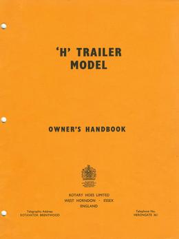 Howard Rotavator Model H Brochure