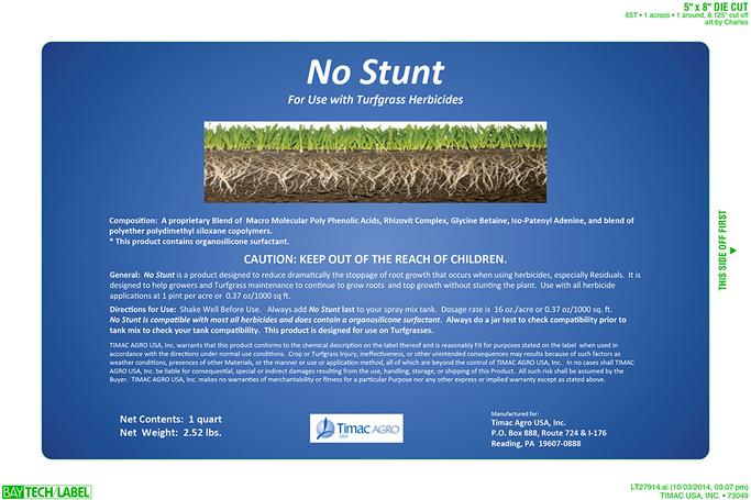 No Stunt Label for Turfgrass