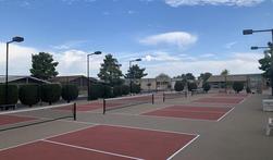 Four new pickleball courts