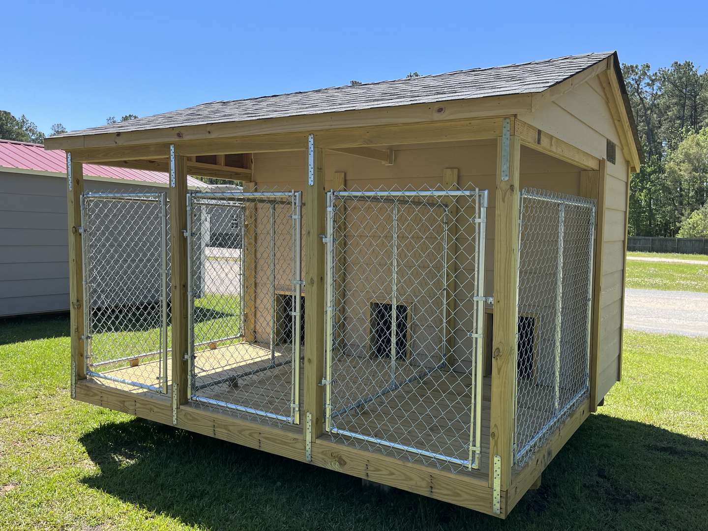 Custom dog kennel clearance buildings