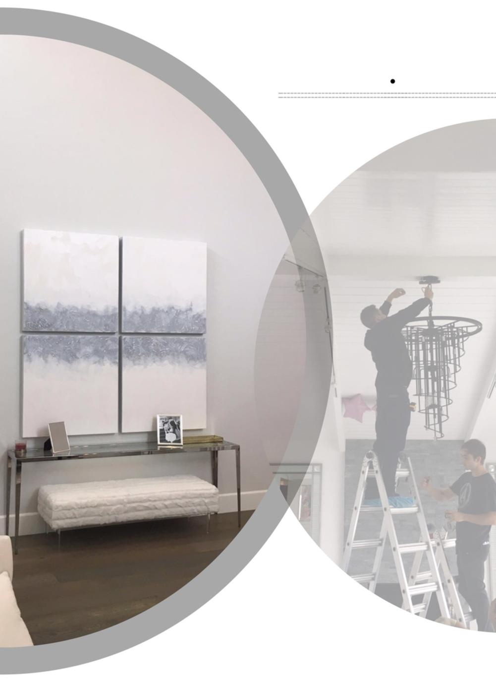 Art Installation Picture hanging Services Delivery & Installation