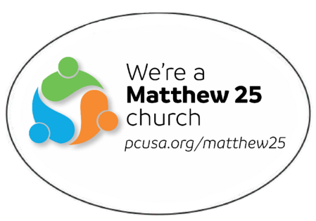 We're a Matthew 25 Church