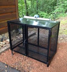 trash cans outdoor critters keeping bear cage bearproof suggestions tricks getting tips build guestbook must chicken