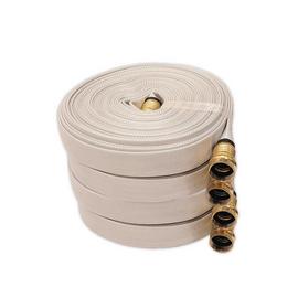 Pack of 4 FIRE HOSE, 3/4IN.X 50 FT., WHITE, 250 PSI