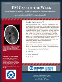 1015 -4 tPA for Stroke (written by Antonius Fawzy, MSIV)