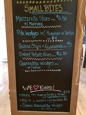 Menu Homestead Kitchen Bakery