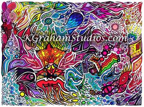 Art to Color By K Graham Copyright KGrahamStudios.com