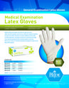 MedPride Powder Free Medical Examination Latex Gloves