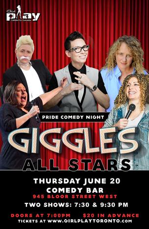 GirlPlay Toronto Pride Giggles Elvira Kurt Adreinne Fish Martha Chavez Ashley Moffatt Chantel Marostica Deanne Smith Dawn Whitwell