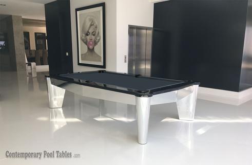 Aviator contemporary pool table