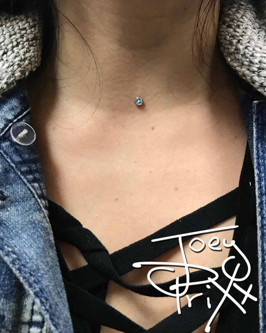 microdermal back dimple piercing