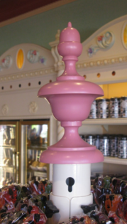 Custom hand wood turned Finial for local theme park