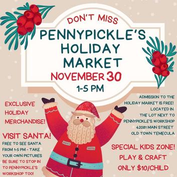 Pennypickle's Holiday Market is coming!