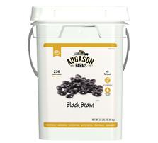 Augason Farms Black Beans 4 Gallon Pail – 236 Servings