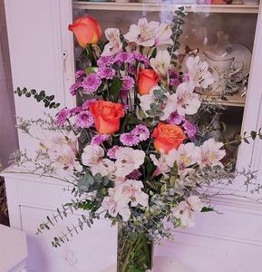helotes florist flowershop orange roses pink flowers white flowers delivery for Valentines Day