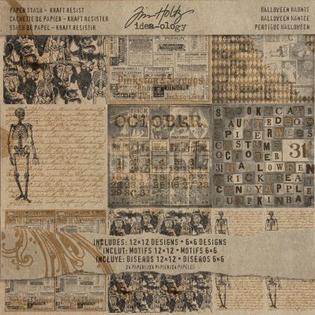 Tim Holtz Idea-Ology Paper Stash: Dapper - 040861932607