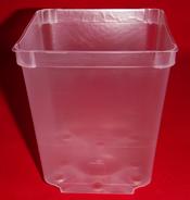 clear plastic orchid pot 3.5 inch square oles small drainage air circulation no color aeration