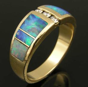 Hileman Australian opal ring repair