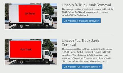 Cost of junk removal service