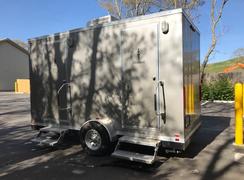 Luxury restroom trailer
