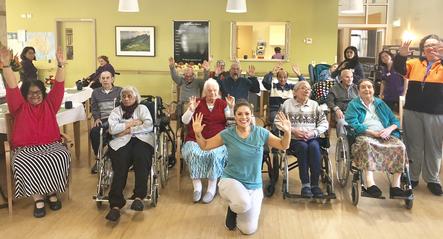 Chair zumba 2025 classes near me