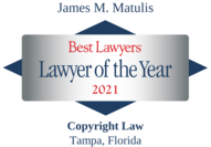 Best Lawyer in Tampa Bay for Copyright Disputes including cease and desist letters