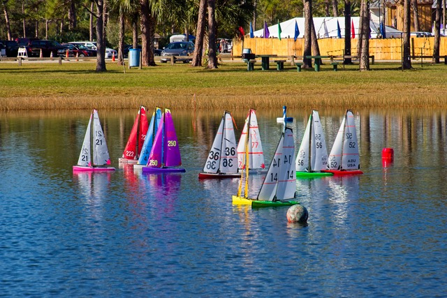 Radio Control Sailboating at Wickham Park